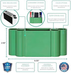 Glassboard Studio Magnetic Dry Erase Marker Holder - Super Strong for Magnetic Glass Whiteboard or Fridge - 2 Large Neodymium Magnets - No Slip Grip - Eco-Friendly PLA Plastic (Spring Green) - Image 2