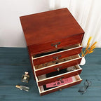 GoooodGIFT Wooden Drawers Large Wooden Box with Drawer, Brown - Image 5