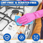 Shop Towels, 150 Pack Cleaning Rags Microfiber Towels, Bulk All-Purpose Microfiber Cleaning Cloth Lint-Free Wipe Washcloth for Commercial Garage Automotive & Housekeeping 11.5"*11.5" - Image 6