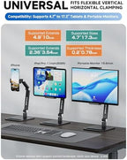 Portable Monitor Stand for 15.6'',17.3'', Tablet Stand Holder for iPad - Image 2