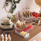 13.8" Acrylic Number Charcuterie Tray, Fillable Charcuterie Box (Number 1) - Image 6