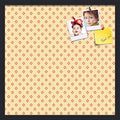 PinPix 22x22 inch Cork Bulletin Board. This Decorative Framed Pin Board Comes with Diamonds in Red and Yellow Design and Satin Black. Ideal for Home, Office Decor or School (PinPix-333) by PinPixBulletinBoards