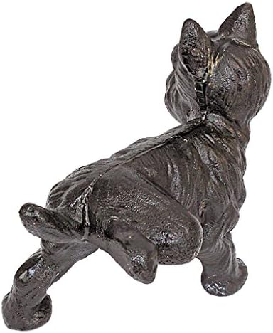 Design Toscano Naughty Peeing Scotty Dog Die-Cast Iron Bookend and Doorstop - Image 5
