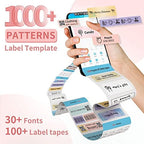 Phomemo D30 Portable Thermal Printer, Bluetooth Mini Label Maker Machine - Image 5