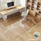 Koonmi Glass Chair Mat for Carpet, 60"x80" Thick Office Chair Mat - Image 3