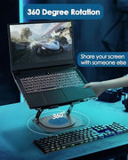 SHUWEI Gaming Laptop Cooling Pad with 360° Rotating, Fits 17.3'' Notebook - Image 2