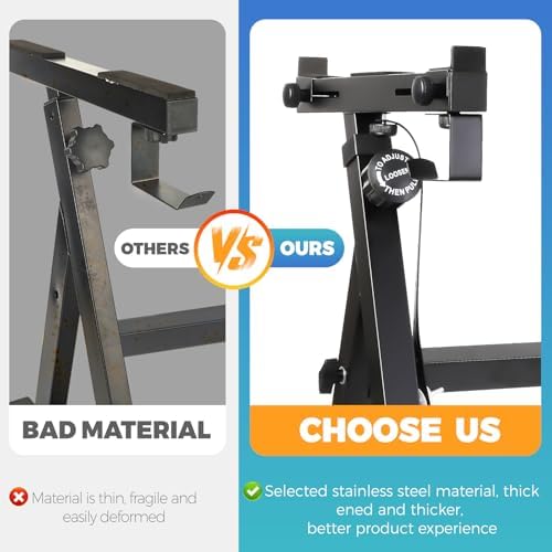 Keyboard Stand Piano w/ Wheels Duty Piano Stand Z Style Adjustable - Image 3