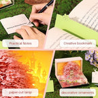 3d Calendar 2027,Hand Tear DIY Art 3d Calendar,Perfect Combination Of Artistic And Practical Design With Lights,Suitable For Note Taking,Decorative Ornaments,Holiday Gifts (huahai-Pink) - Image 4