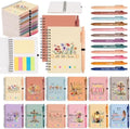 Sprial Notebooks with Pens Bulk, 48 Pack, 5.5 x 4.7 Inch, Rustic by Culudea
