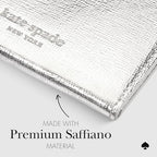 kate spade new york Morgan Magnetic Card Holder/Wallet - Metallic Silver - Image 3