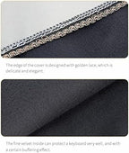 Piano Keyboard Dust Cover with Music Stand Opening of Zipper Design, Dust Proof Cover Compatible for Yamaha DGX670 88 Keys Digital Pianos Keyboards KBP Series Electronic Keyboards - Image 6