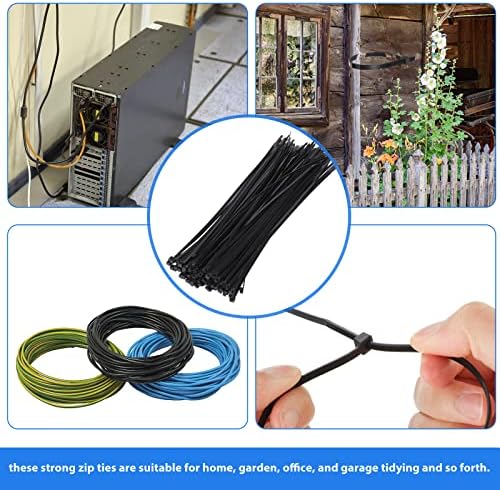 500 Pack Long Zip Ties Heavy Duty, Large Cable Ties, Black, 18 Inch - Image 7