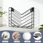 Wall Mounted Magazine Rack, Wall Mounted File Organizer - Image 6
