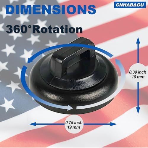 Magnetic Cable Zip Tie Mounts Clips Multipurpose Zip Ties Mount Base Holder Black Wire Cable Holder Mount Wire Clips Management for Home Office Marine Electrical Wiring (Black, 20 Piece) - Image 5