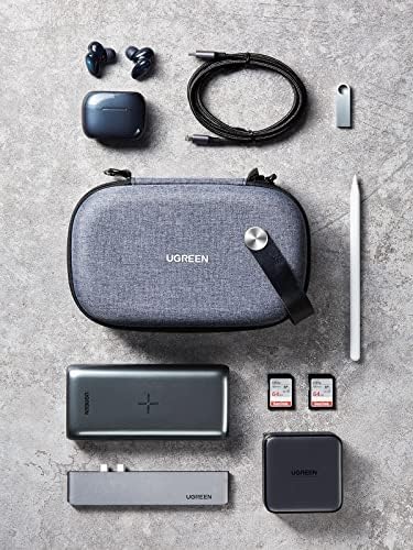 UGREEN Electronic Organizer Travel Case Pouch Bag Accessories Portable Waterproof Storage Bag Travel Essentials with Cable USB Flash Drive Charger External Battery Memory Card - Image 5