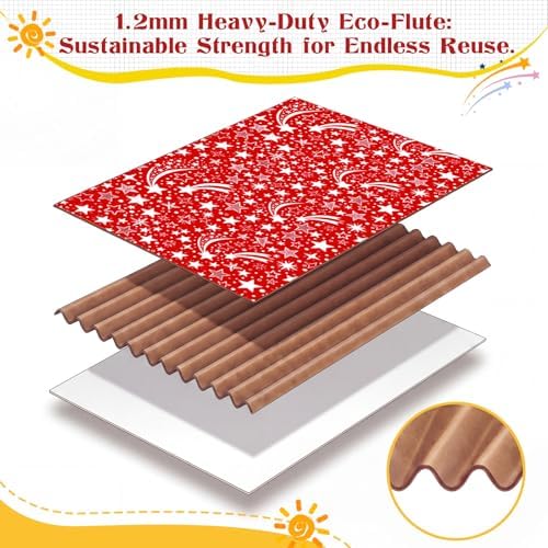 24 Pcs Desk Dividers for Students, Heavy Privacy Boards, Vivid - Image 3