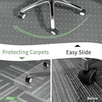 WASJOYE Office Chair Mat for Carpet, 48" x 60" Clear Heavy Duty Chair Mat - Image 5