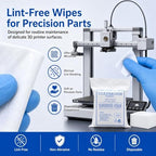 3D Printer Cleaning Kit, 300PCS Lint Free Microfiber Cloths, 6 x 6 Inch - Image 6