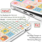 May Chen Case for M5/M4/M3/M2 MacBook Air 13 inch Case 2026-2022 Release - Image 2