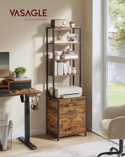 VASAGLE File Cabinet, Home Office Filing Cabinet, 3 Drawers - Image 3