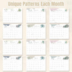 Desk Calendar 2026-2027 with Desktop Mat,22x17'' Large Desktop Pad Calendar - Image 5