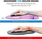 Ergonomic Mouse Pad with Wrist Support and Keyboard Wrist Rest Set - Image 2