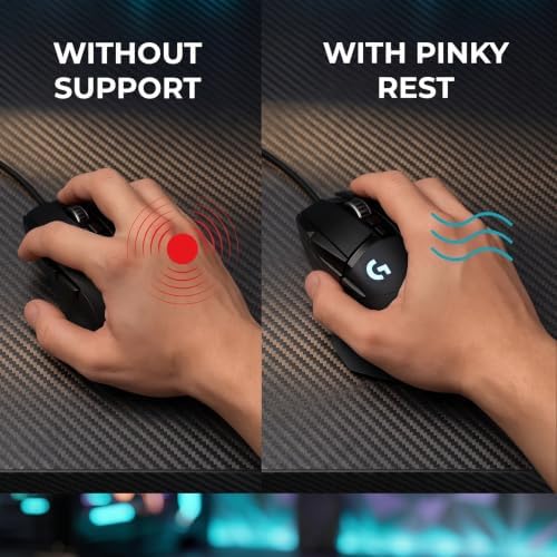 Universal Ergonomic Pinky Finger Rest Mod for Gaming Mice - Black - Image 6