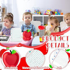 Demonwer 240 Pcs Back to School Party Decoration Apple and Notebook Line Paper Plates Notebook Napkins Pencil Cups Tableware Sets for 30 Guests for First Day of School Party Supplies - Image 3