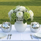 6 PCS Disco Ball Vase, Candle Holder 3.9X3.74 Inch Multifunctional Pencil Cup Disco Flower Vase Centerpieces for Wedding Centerpieces,Birthday,Office,Bedroom Classroom Decor - Image 3