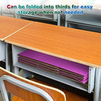 SATINIOR 36 Pcs Privacy Boards for Student Desks Classroom Desk Divider Trifold Table Desk Privacy Panel Privacy Folders for Students Desk Partition Study Carrel School Teacher 12 Colors, 16 x 12 in - Image 6