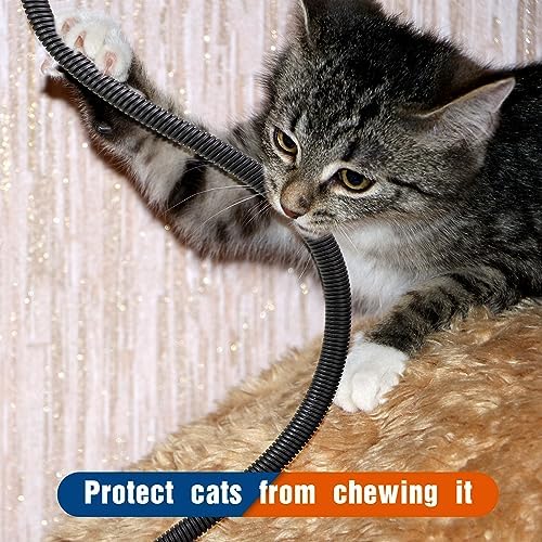 Sasylvia 1/4", 1/2", 3/8" X 150ft Split Wire Loom Tubing, Cord Protector - Image 3