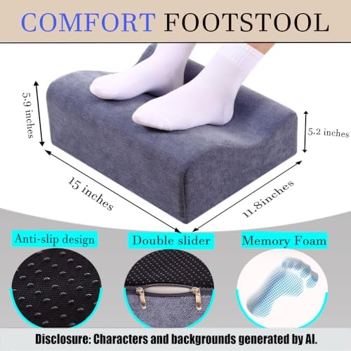 Work Foot Rest Under Desk,Comfort Foot Rest for Couch - Image 5