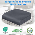Seat Cushion, Office Chair Cushion, Chair Pad, Large, Gray, X-Large - Image 2