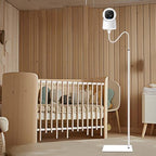 Baby Monitor Floor Stand Holder Mount Compactible for eufy E20,E21,E30, Indoor Cam S350,Spaceview E110, Spaceview pro E210,E220 - Image 4