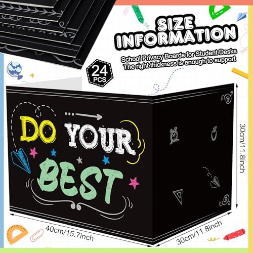 Honoson 24 Pcs Inspirational Privacy Folders for Students - Image 2