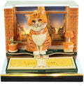 3D Memo Pad Time Piece Calendar 2027, 3D Tear-Off Art Desk Calendar 2027, Creative 3D Memo Pad Paper Art Tree House DIY Paper Carving Decoration (Big Orange Cat) by PTAEXCEL