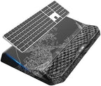 2-in-1 Ergonomic Keyboard Stand with Wrist Rest, Kanagawa Wave by abcmat