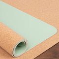 Cork Leather Desk Mat, Dual-Sided Desk Pad, Desk Pad Office Desk Mat, Waterproof Large Mouse Pad, Desktop Writing Pad Desk Accessories for Home Office (120 * 60cm,Green) by XIEMINLE