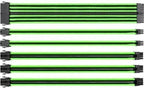 Thermaltake TtMod Sleeve Extension Power Supply Cable Kit ATX/EPS/8-pin PCI-E/6-pin PCI-E with Combs, Green/Black AC-034-CN1NAN-A1 - Image 2