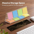 NIUBEE Monitor Memo Board Holder, Sticky Note Holder Acrylic for Desk - Image 6