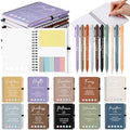 40 Pcs Motivational Inspirational Notebook Bulk with Notes Pen,Morandi by TecUnite