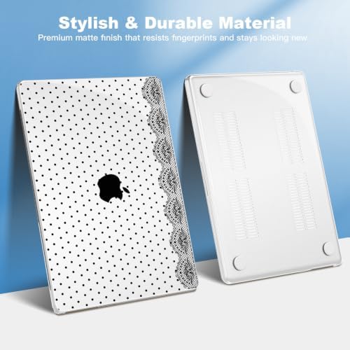 Teryeefi Polka Dots Case Cover for MacBook Air 13.6 inch M5 M4 M3 M2 Chip (2022-2026 Release) - Image 4
