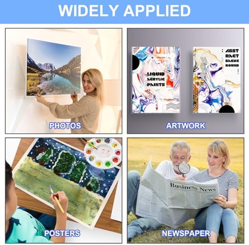 Sherr 20 Pcs 18 x 24 Inches Rigid Print Protectors Clear Hard Plastic Sheet Protectors Poster Sleeves for Protect Store and Display Photographs, Prints and Documents - Image 6