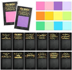 Motipuns 72 Pcs Christmas Appreciation Gifts Bulk Black Sticky Note Holder by Motipuns