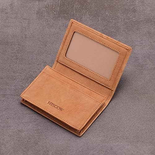 HISCOW Full Grain Leather Business Card Holder Case - Image 7