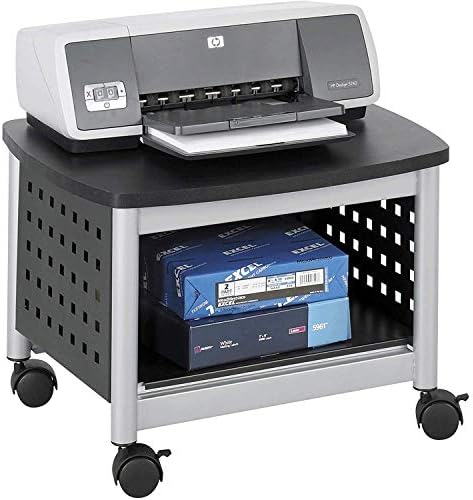 Safco Underdesk Multi Functional Stand - 1855BL, Powder Coated Steel, Swivel Wheels, Holds 100 lb - Home Orginization Solutions - Image 6