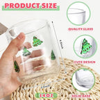 SiliFine 2 PCS Christmas Fa La Icon Juice Glasses - Image 3