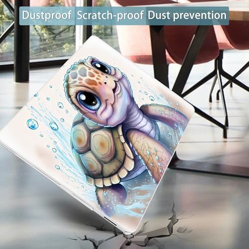 Mektron Case for 13.8" Microsoft Surface Laptop 8/7 (2026/2024) Surface Laptop 13.8 Inch Cover Fits Model 2036, Keyboard Cover +Screen Protector +Dust Plugs, Cute Turtle - Image 5