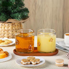 SiliFine 4 PCS Christmas Gingerbread Icon Juice Glasses - Image 5