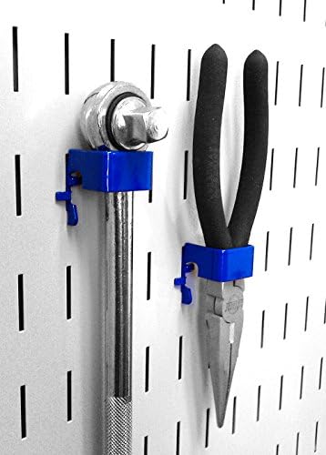 Wall Control Slotted Tool Board Workstation Accessory Kit Pegboard and Slotted Tool Board – Blue (Pack of 3) - Image 6